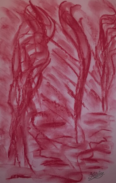 Trois arbres rouges / 449